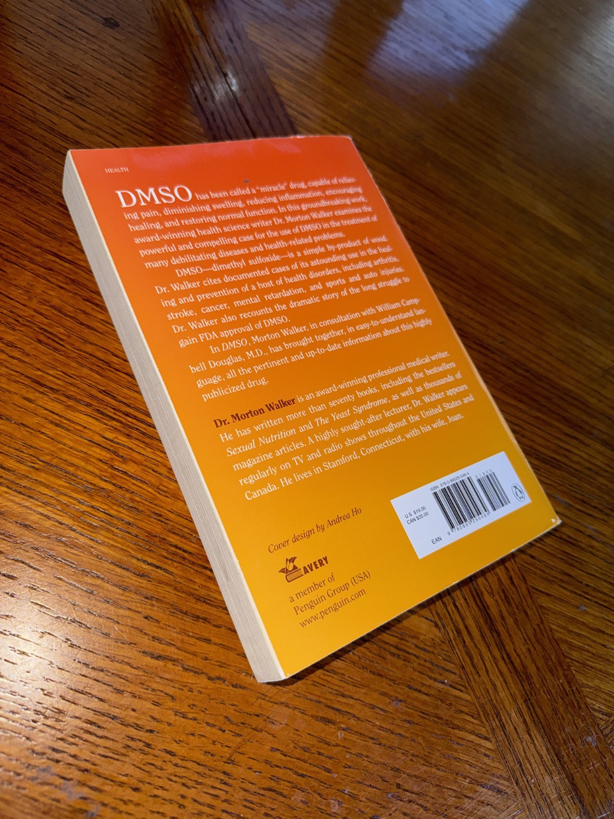 Dmso : Nature’s Healer by Morton Walker (1993, Uk-B Format Paperback)