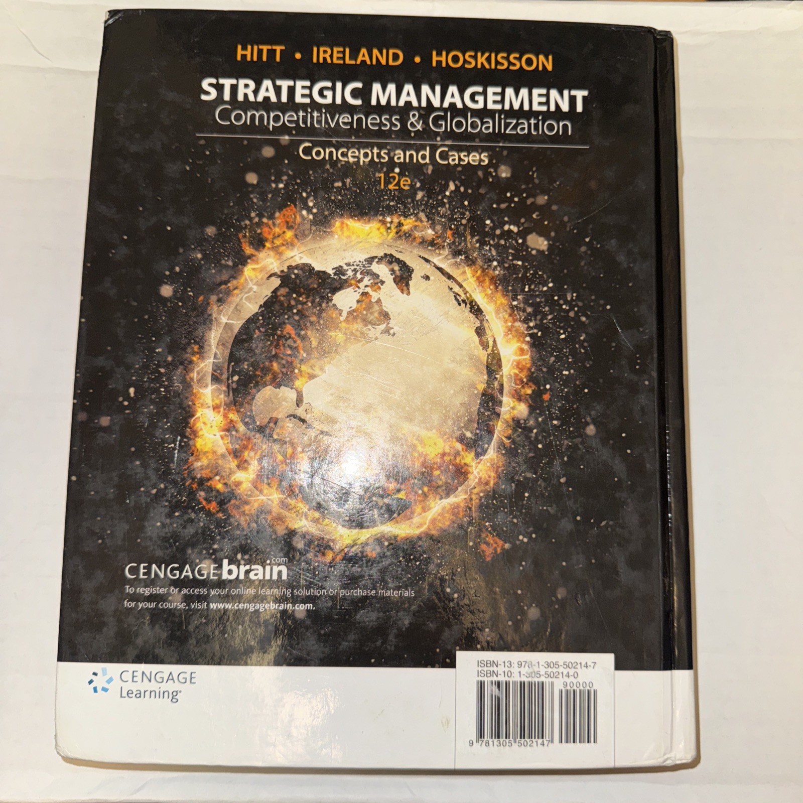 Strategic Management Concepts & Cases Hitt Ireland Hoskisson 12th Edition 12e