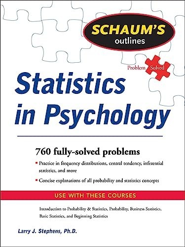Schaum’s Outline of Statistics in … by Stephens, Larry J. Paperback / softback