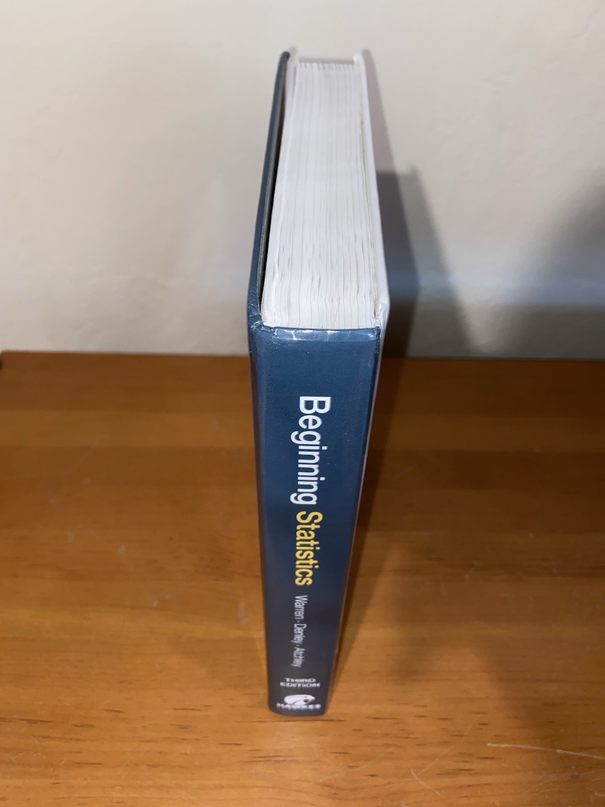 Beginning Statistics Third Edition Hardcover Hawkes Learning Warren, Denley