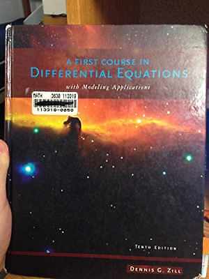 A First Course in Differential – Hardcover, by Zill Dennis G. – Acceptable