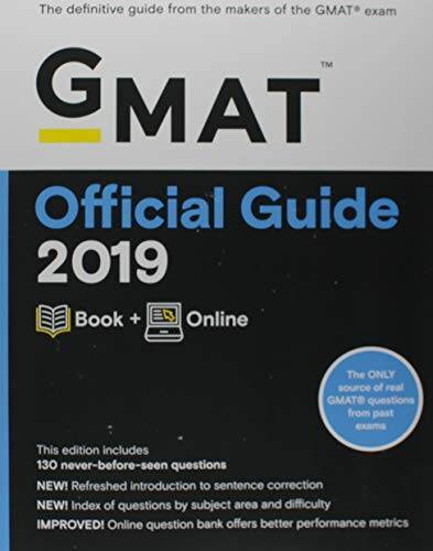 GMAT Official Guide 2019: Book + Online – Paperback – GOOD