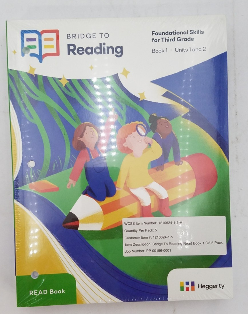 Heggerty Bridge to Reading Foundational Skill Gr 3 Bk 1 Units 1&2(5-Pack)