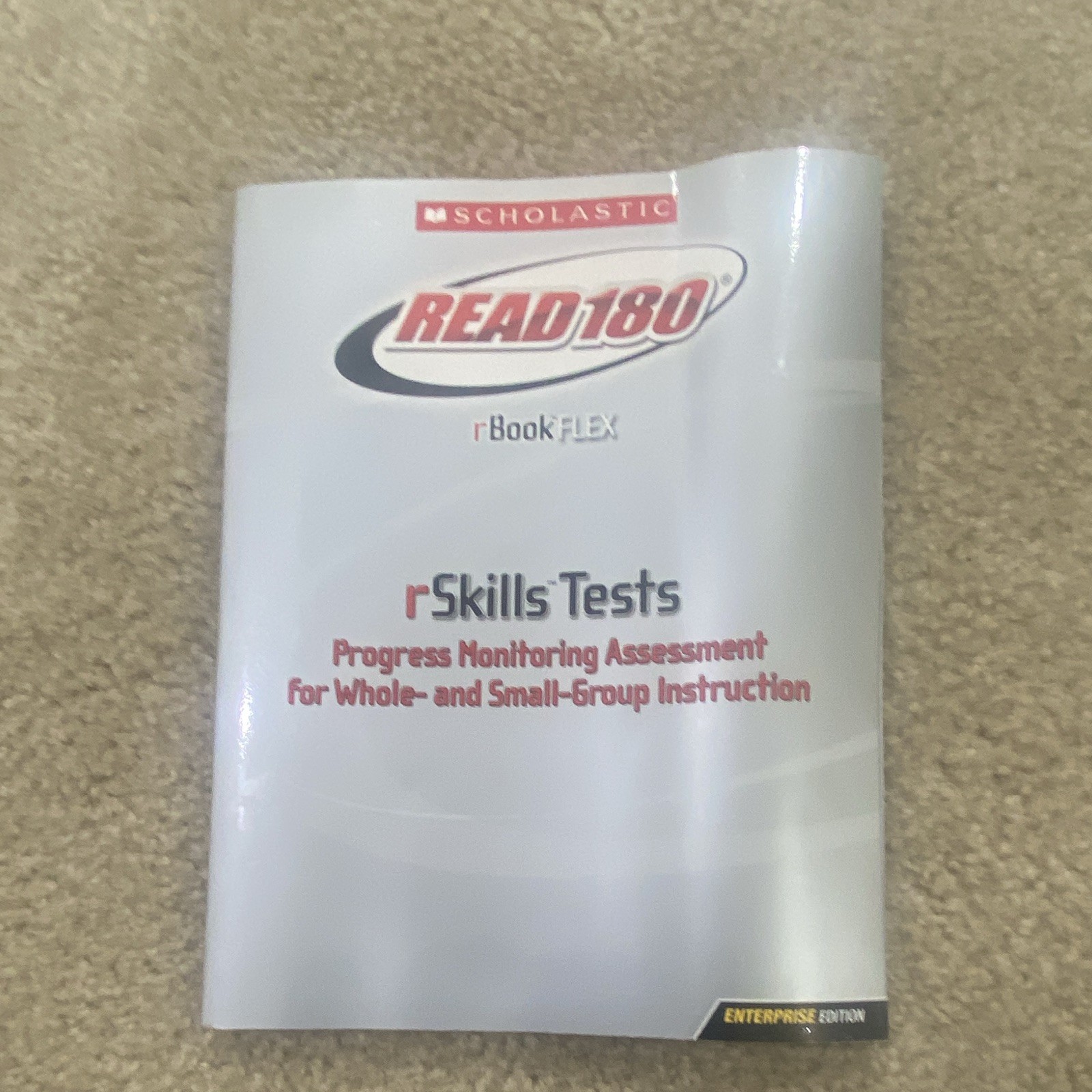 Scholastic READ 180 rBook FLEX rSkills Tests Enterprise Edition PB 2009