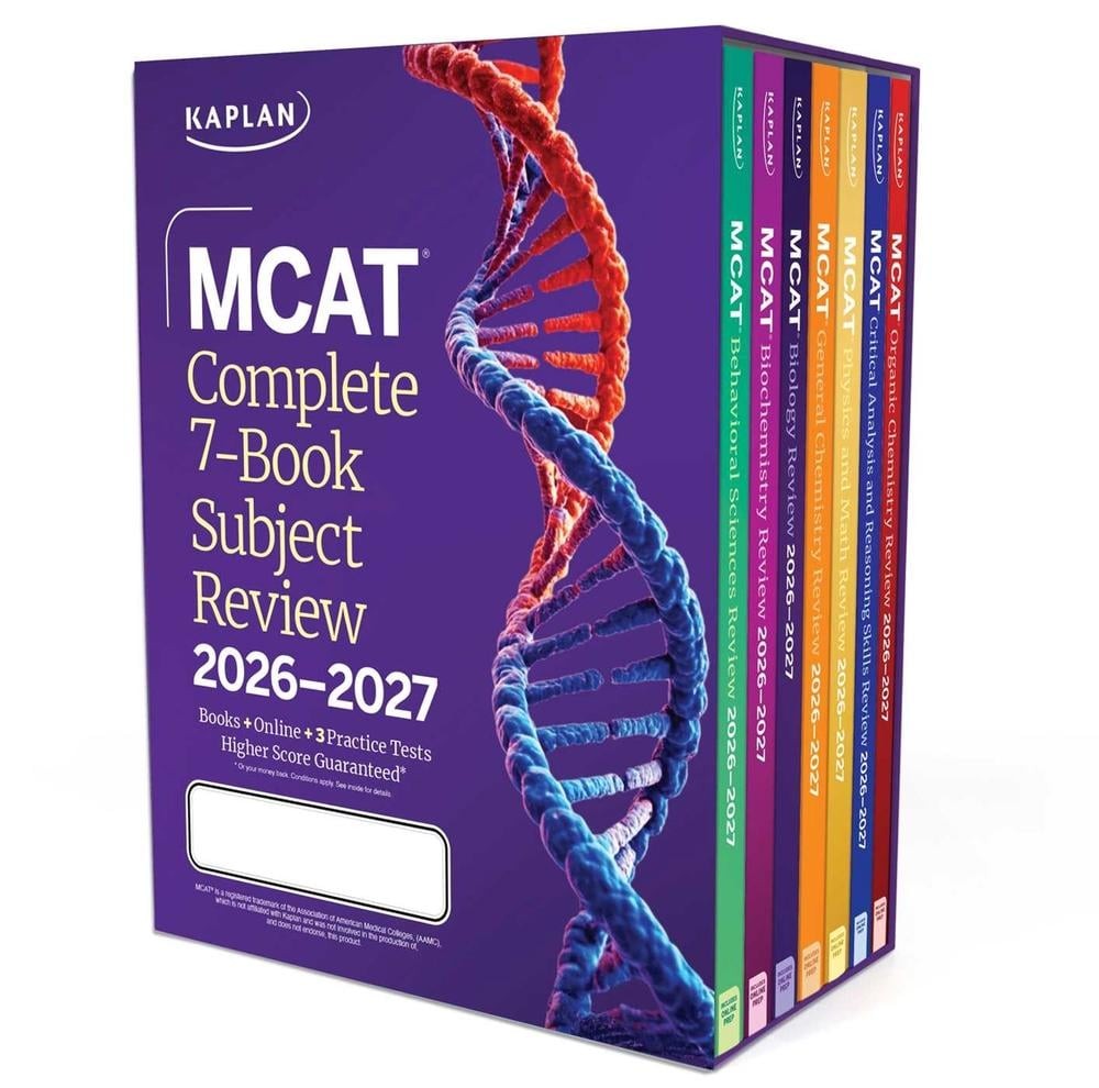 MCAT Complete 7-Book Subject Review 2026-2027, Set Includes Books, Online Prep,