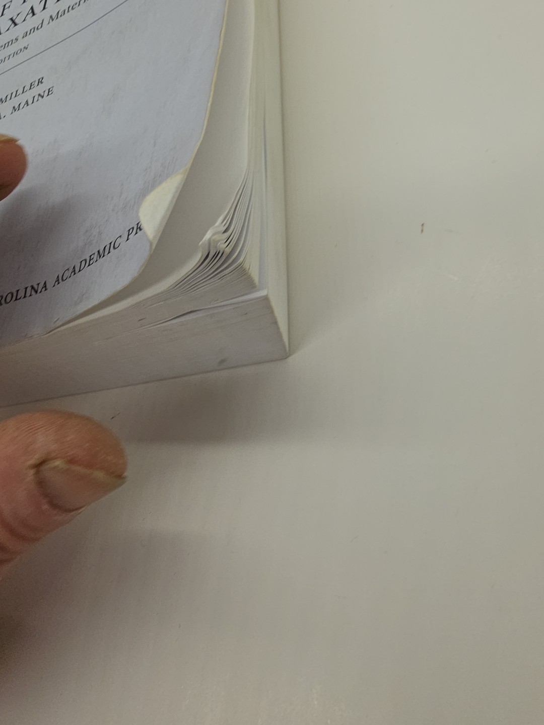 The Fundamentals of Federal Taxation by Miller John