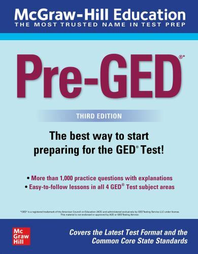 McGraw-Hill Education Pre-GED, Third- 1264258321, McGraw Hill Editors, paperback