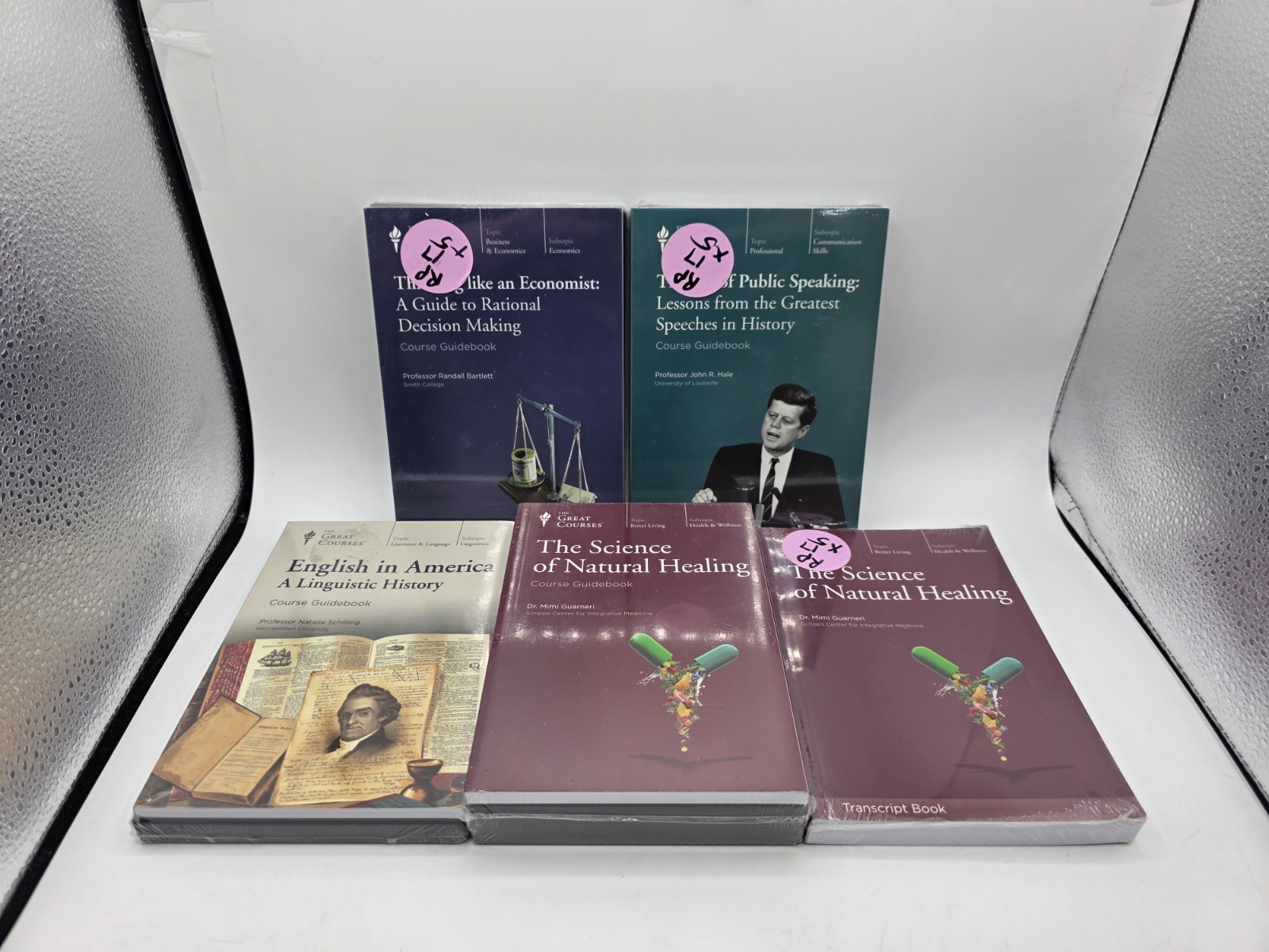 The The Great Courses SEALED NEW Lot Of 4 Speaking, Science Of Healing English