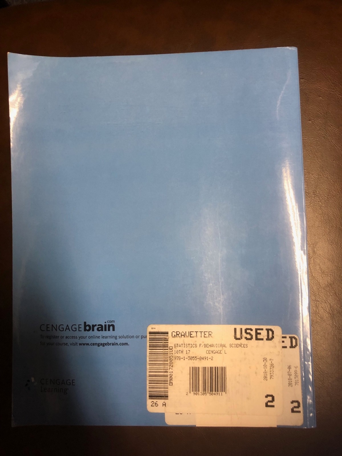 Statistics for the Behavioral Sciences by Gravetter 10th edition