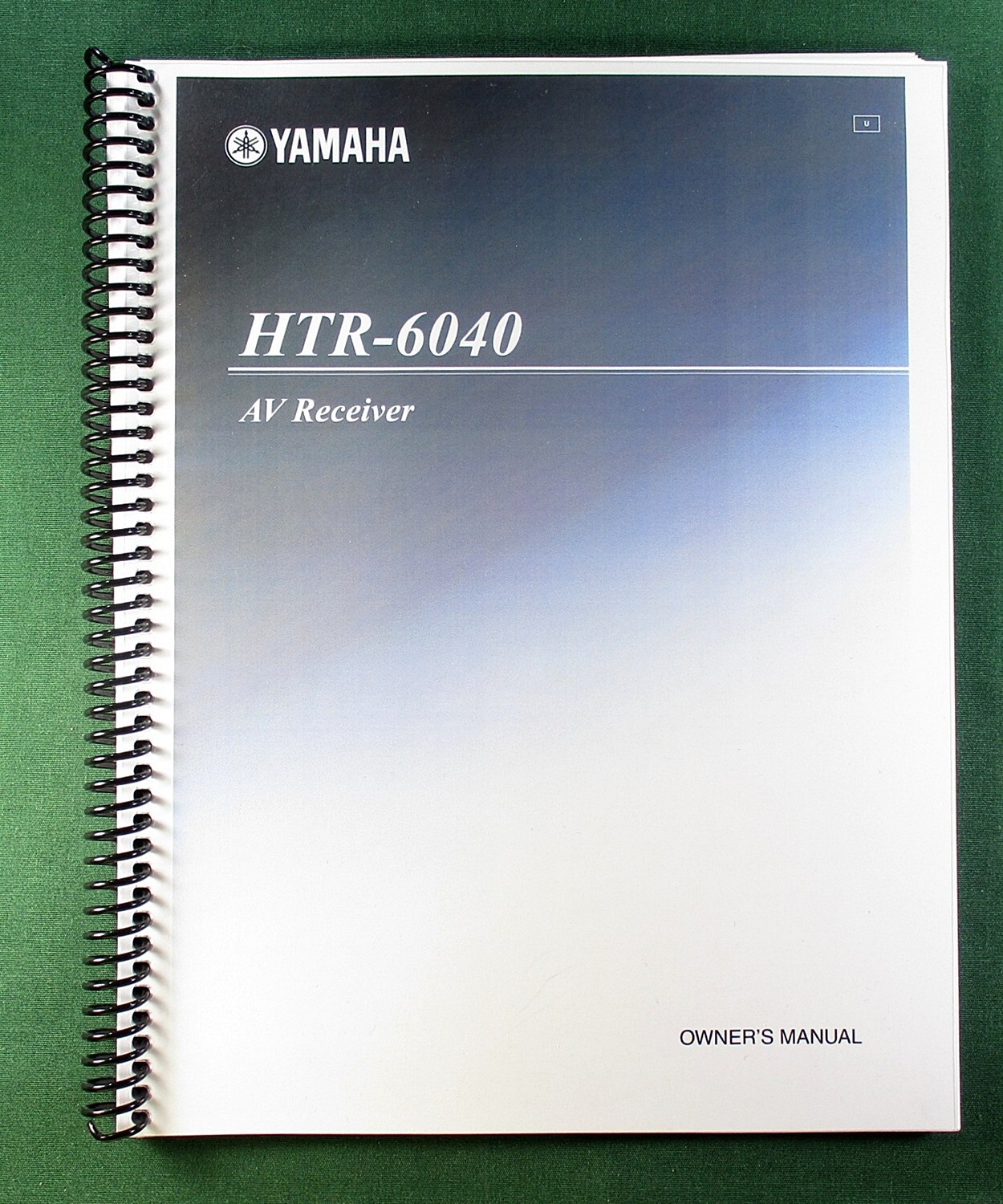Yamaha HTR-6040 Instruction Manual: 93 Pages & Protective Covers!