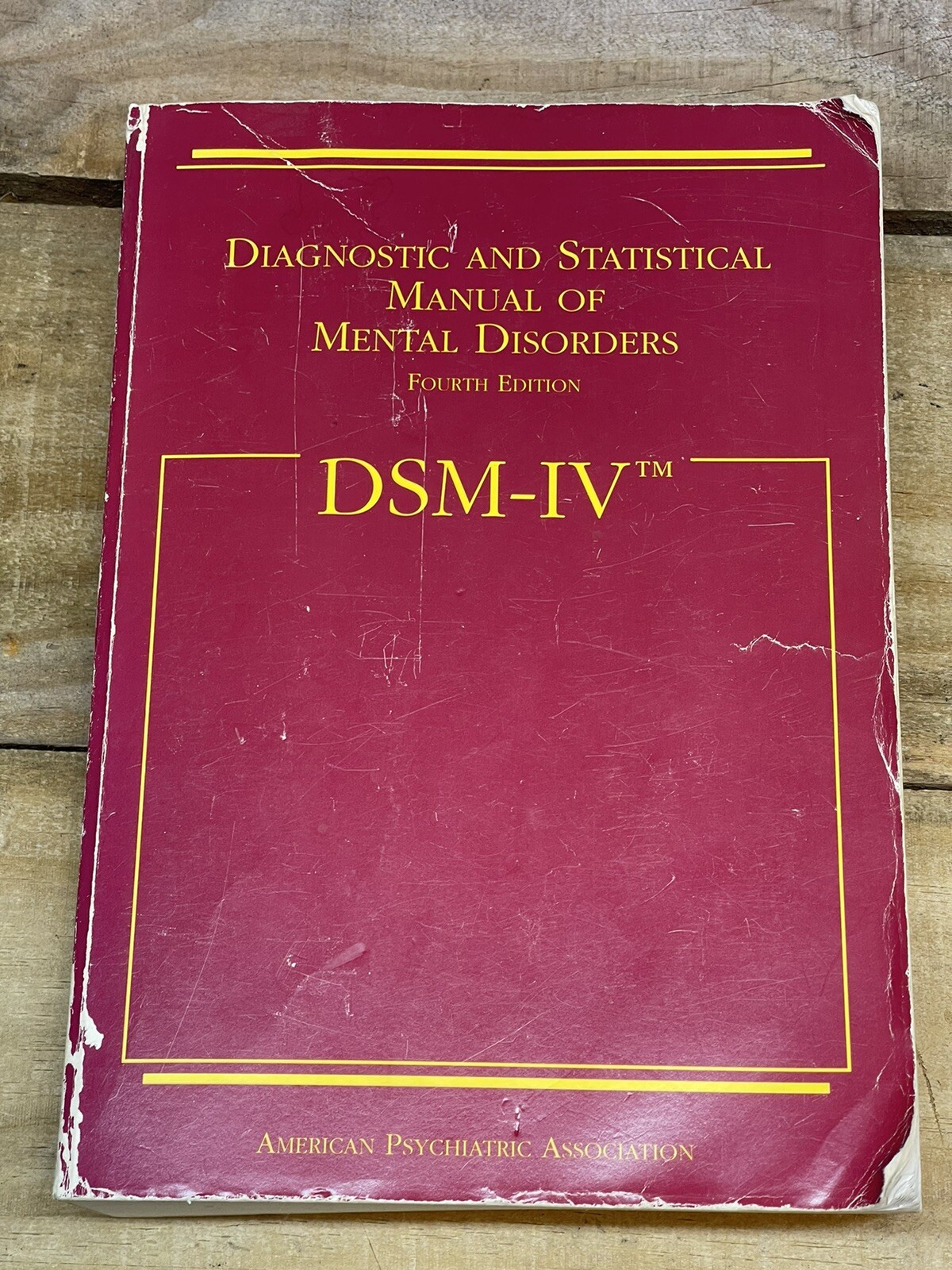 Diagnostic and Statistical Manual of Mental Disorders DSM-IV Softcover
