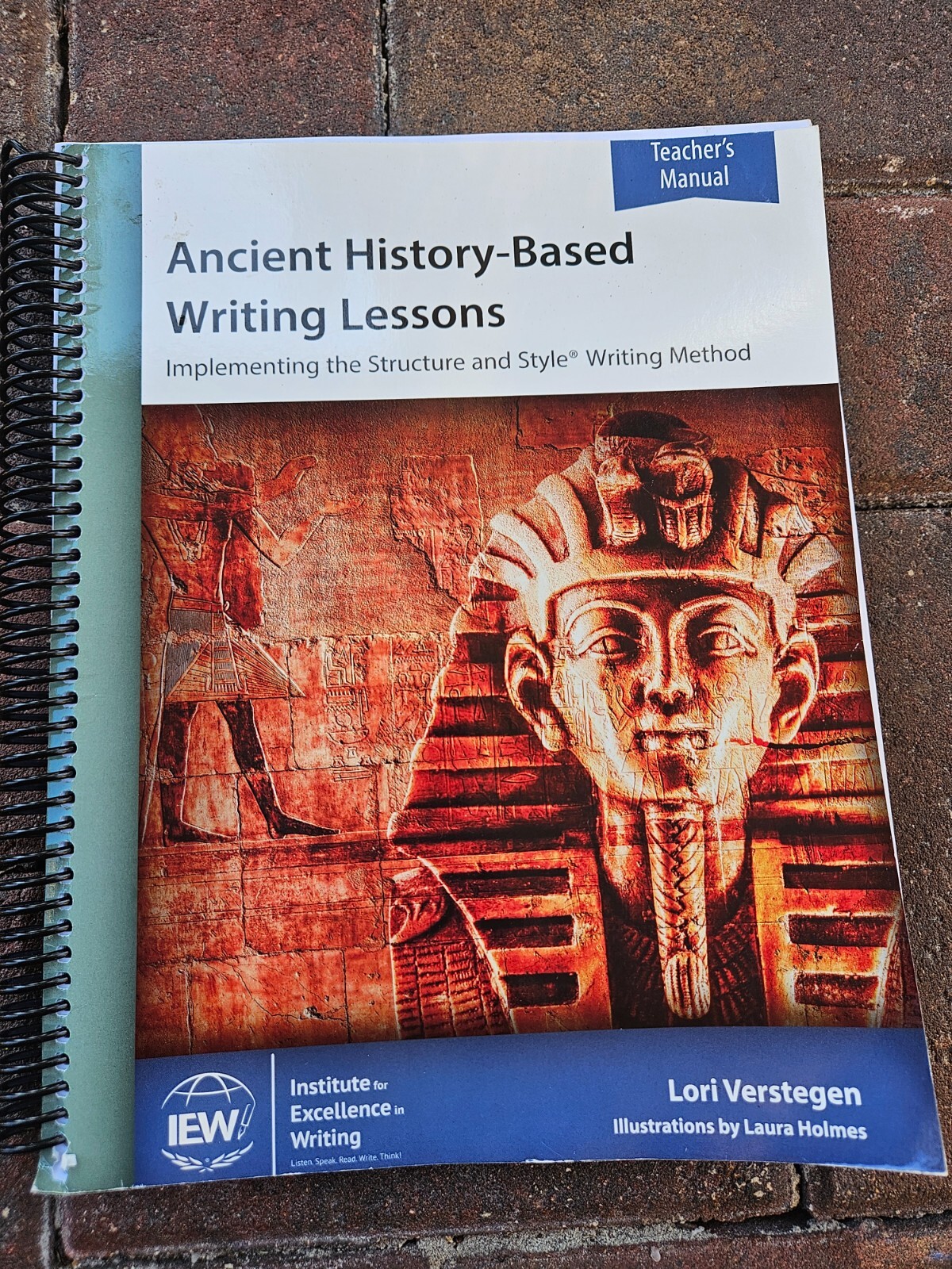 Ancient History-based Writing Lessons by Lori Verstegen (Spiral)