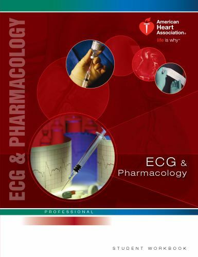 ECG & Pharmacology Student Workbook – paperback, AHA, 1616692502