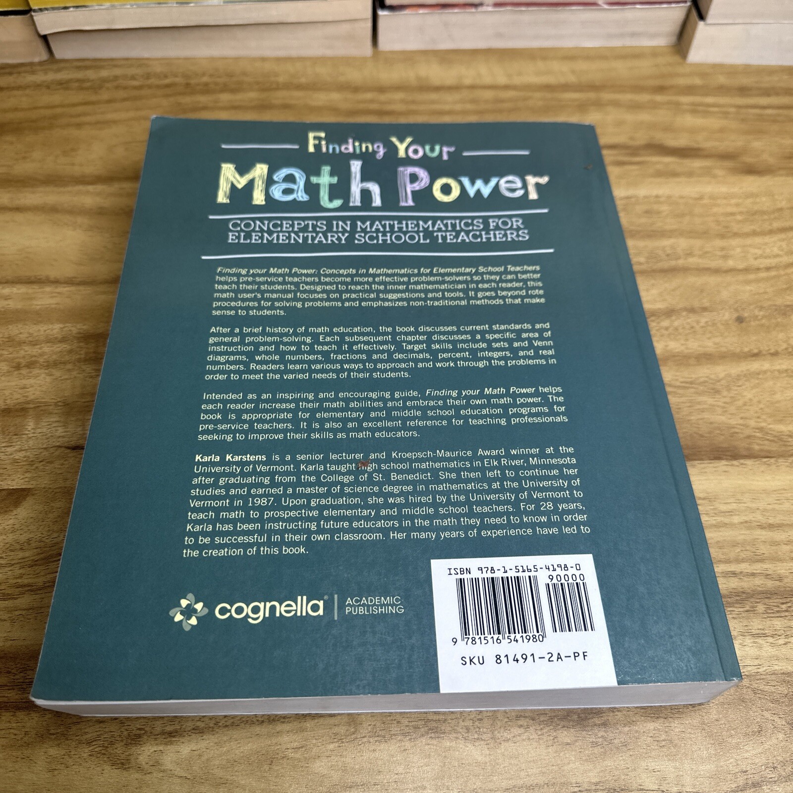 Finding your Math Power: Concepts in Mathematics for Elementary School T – GOOD