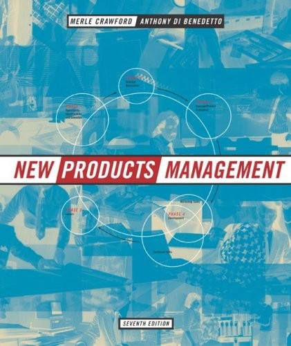 NEW PRODUCTS MANAGEMENT By C. Merle Crawford & Di C. Anthony Benedetto **Mint**