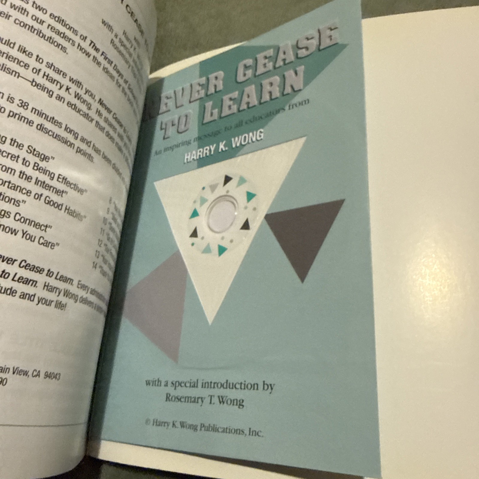 The First Days of School How to Be an Effective Teacher Harry & Rosemary Wong
