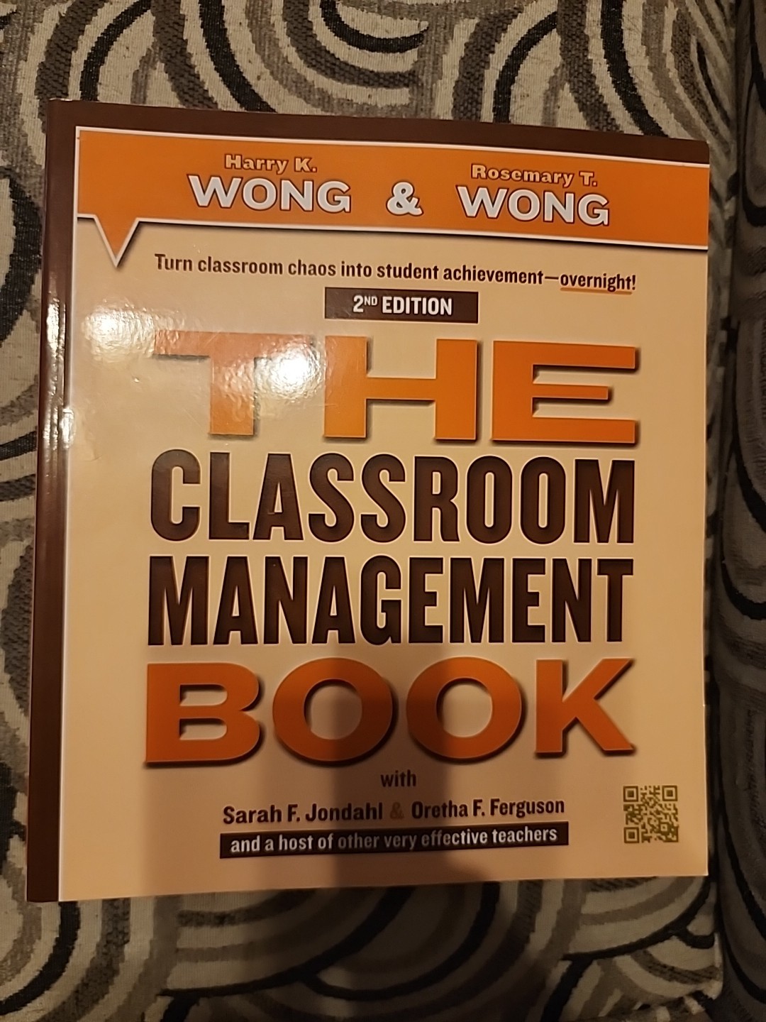Classroom Management Book by Rosemary T. Wong and Harry K. Wong