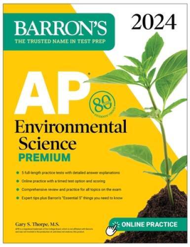 AP Environmental Science Premium, 2024: 5 Practice Tests Comprehensive – GOOD