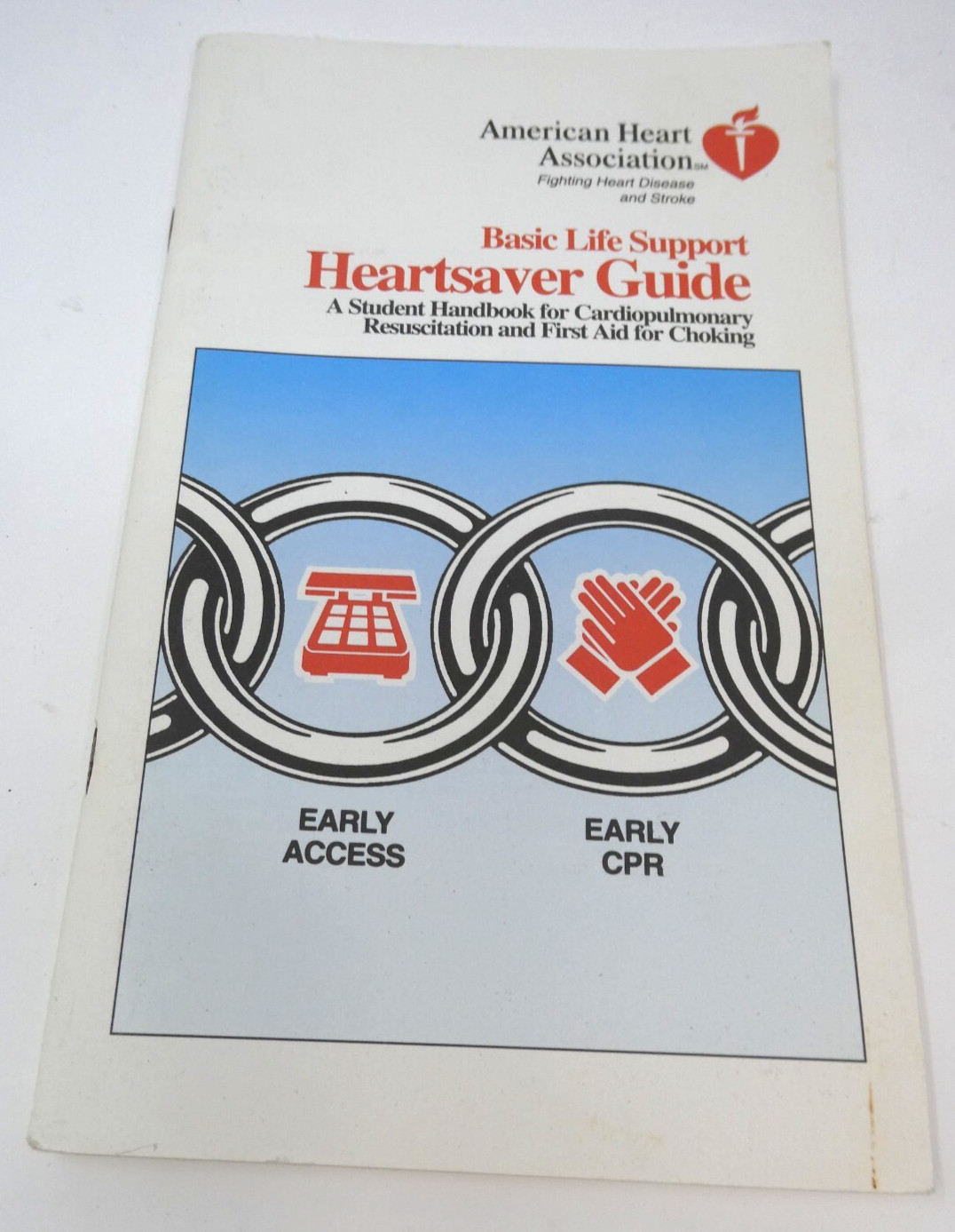 AMA First-Aid Guide 77 pg Pocket book 2001 AHA Basic Life Support Book 1993