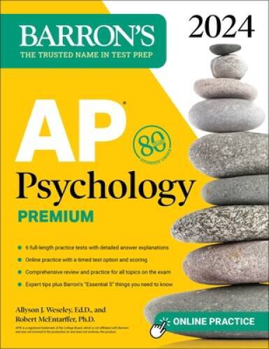 AP Psychology Premium, 2024: 6 Practice Tests Comprehensive Review On – GOOD