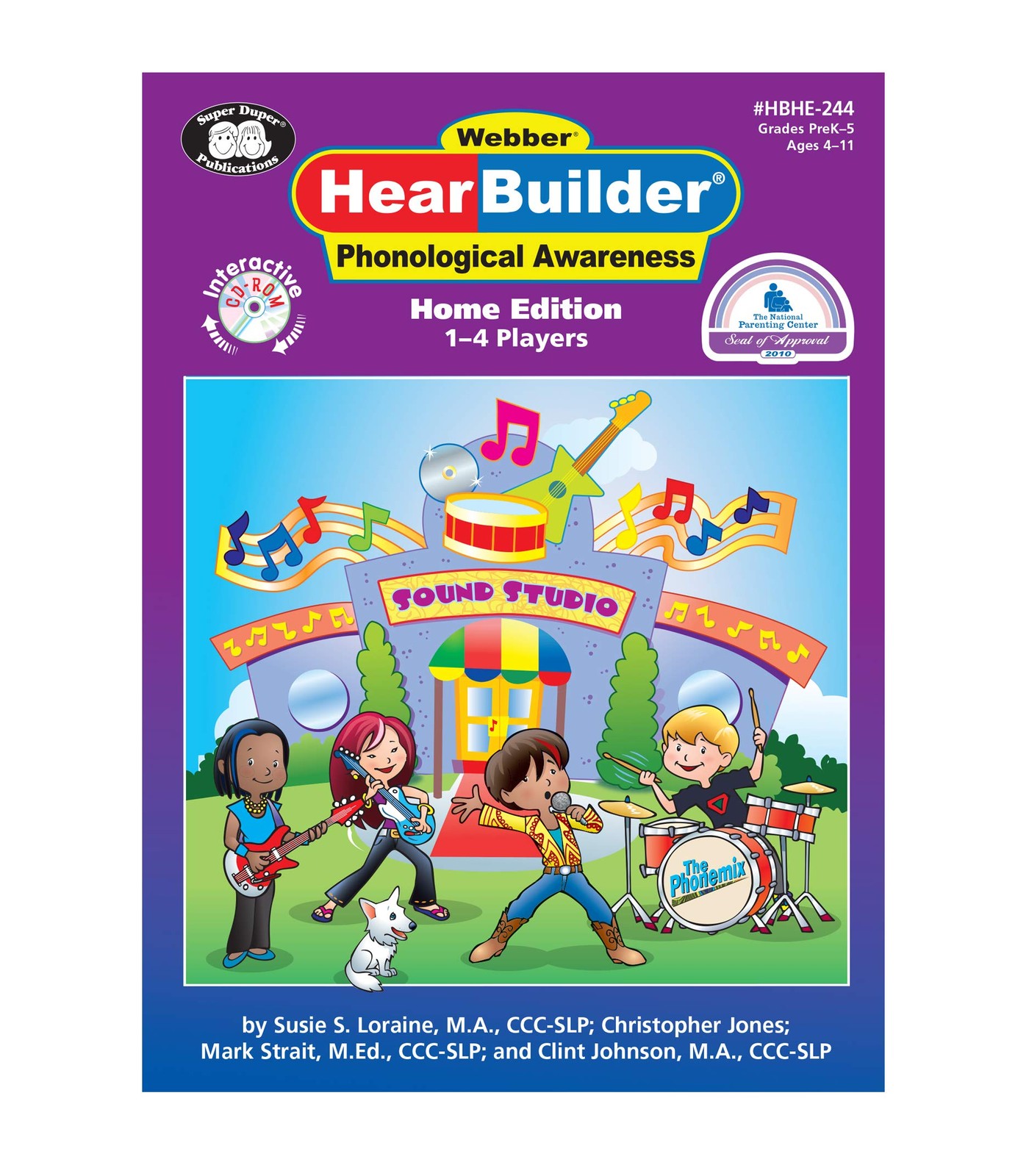 Super Duper Publications HearBuilder Phonological Awareness – Home Edition