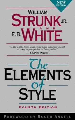 The Elements of Style, Fourth Edition – Paperback – ACCEPTABLE