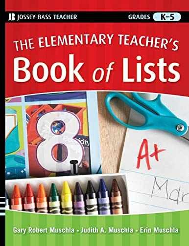 The Elementary Teacher’s Book of – Paperback, by Muschla Gary R.; – Acceptable