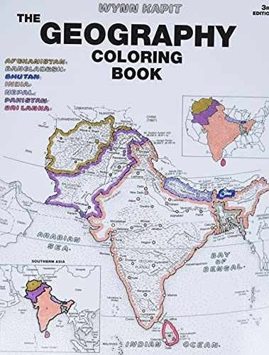 Geography Coloring Book – Paperback, by Kapit Wynn – Acceptable w