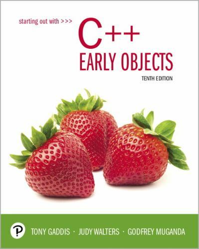 Starting Out with C++ : Early Objects BOOK ONLY, NO CODE **GOOD***