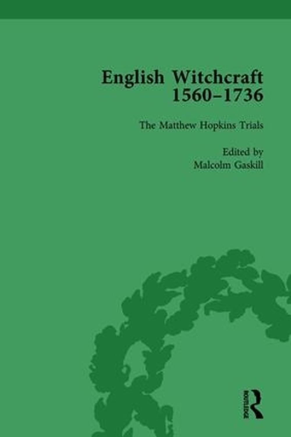 English Witchcraft, 1560-1736, vol 3 by James Sharpe (English) Hardcover Book