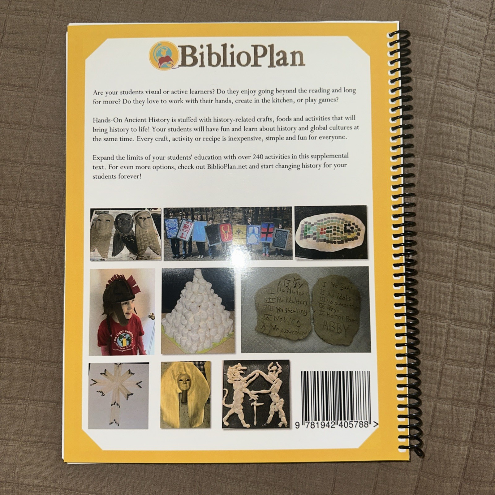 BiblioPlan Hands-on Ancient History Learning Culture Learning History