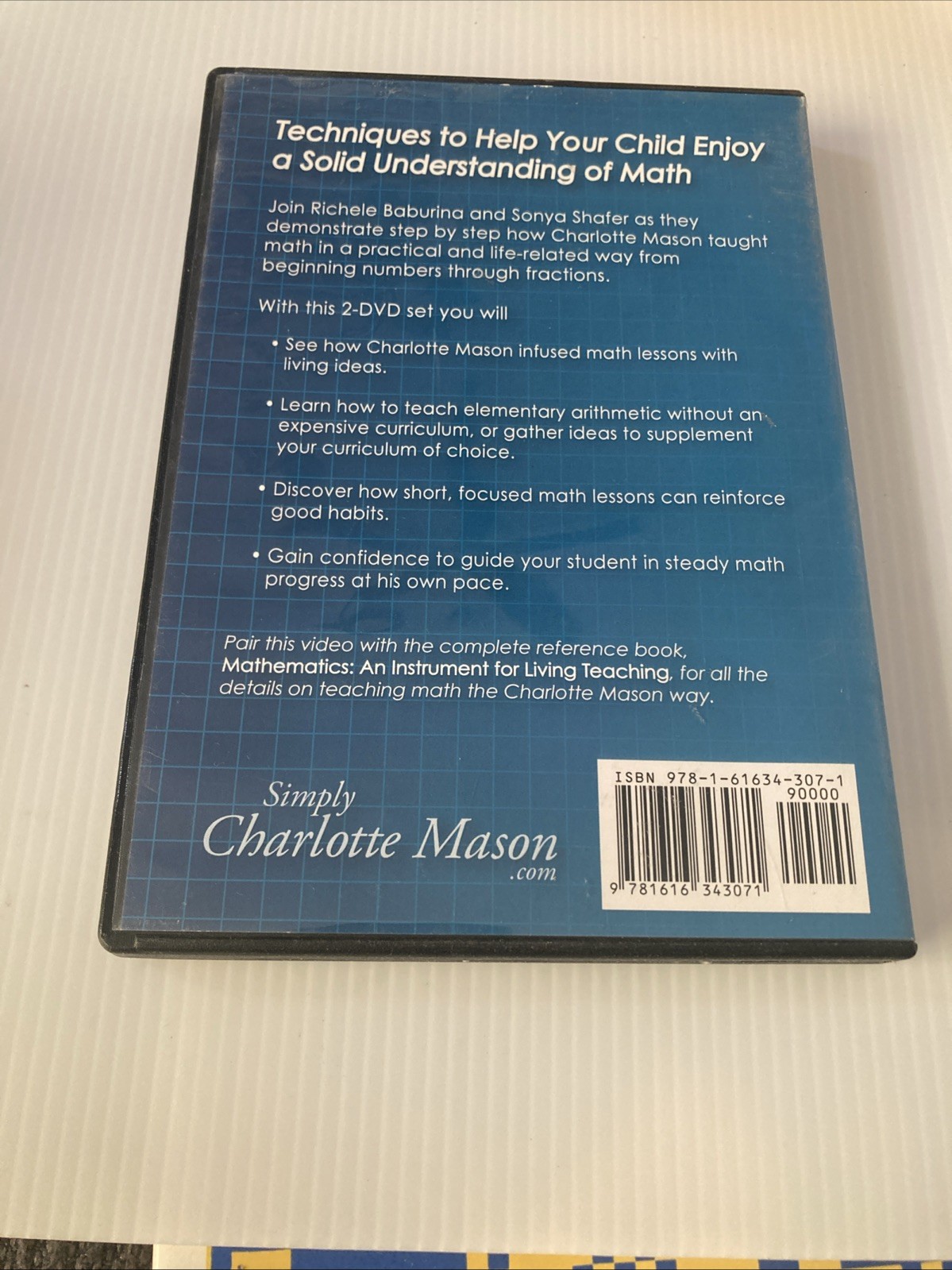 Charlotte Mason’s Living Math : A Guided Journey by Sonya Shafer (2015, DVD)