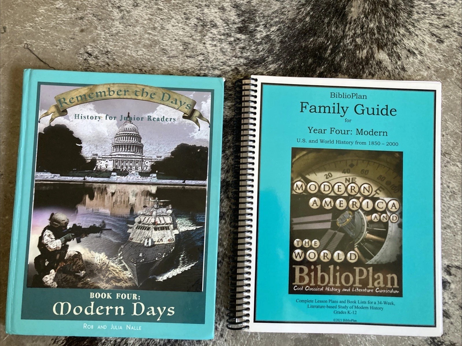 Biblioplan Remember The Days Modern Days And Family Guide Set.