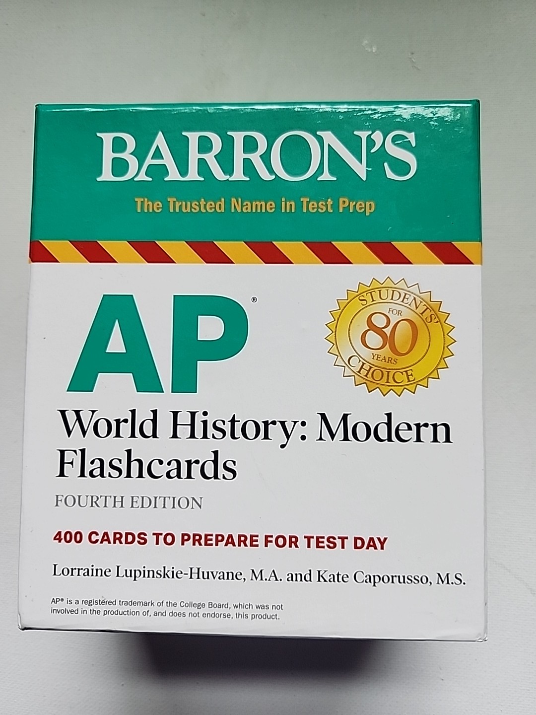 Barron’s Ap Ser.: AP World History: Modern Flashcards by Kate Caporusso and…