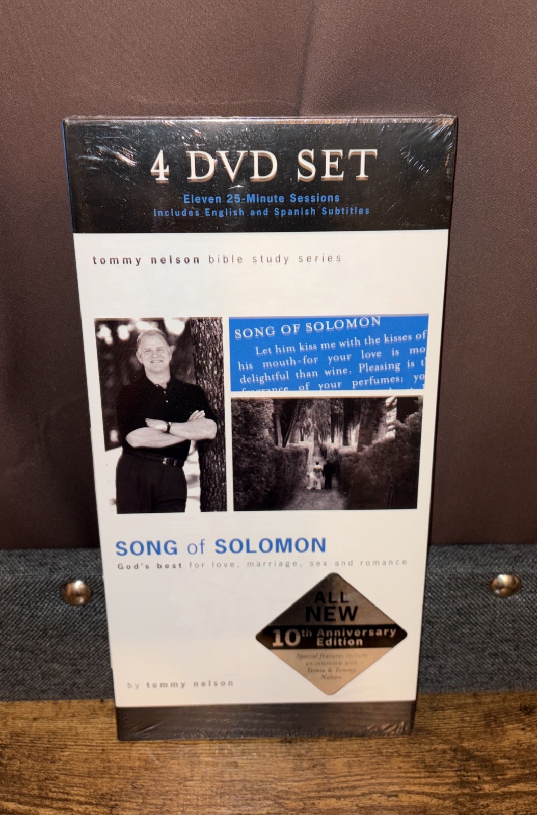 4 DVD Set-Song of Solomon-Tommy Nelson-10th Anniversary Edition-Bible Study-2005