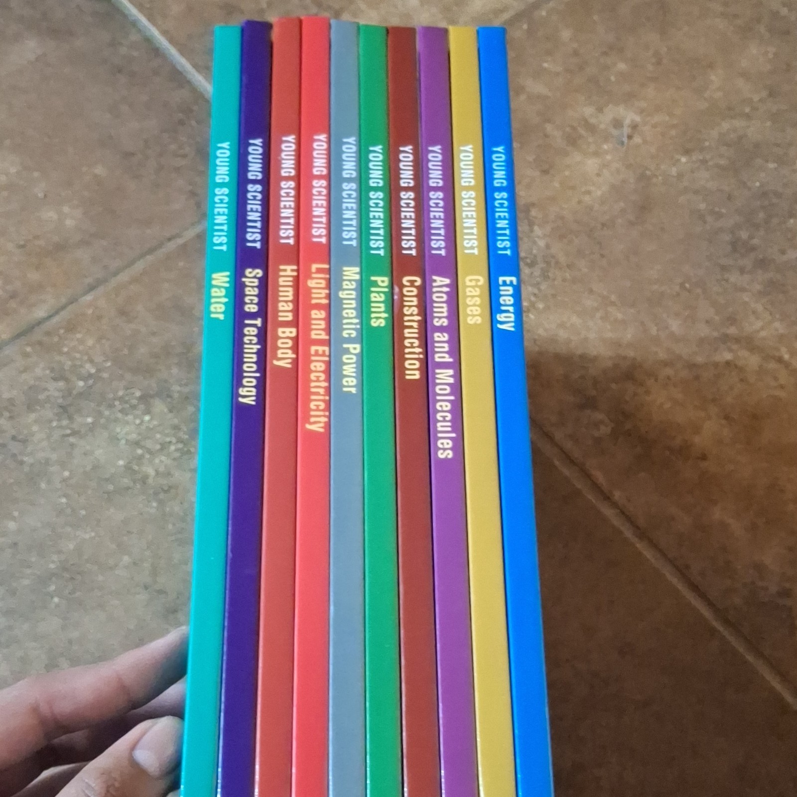 Young Scientist Science Textbook Set Water Space Human Body Electricity