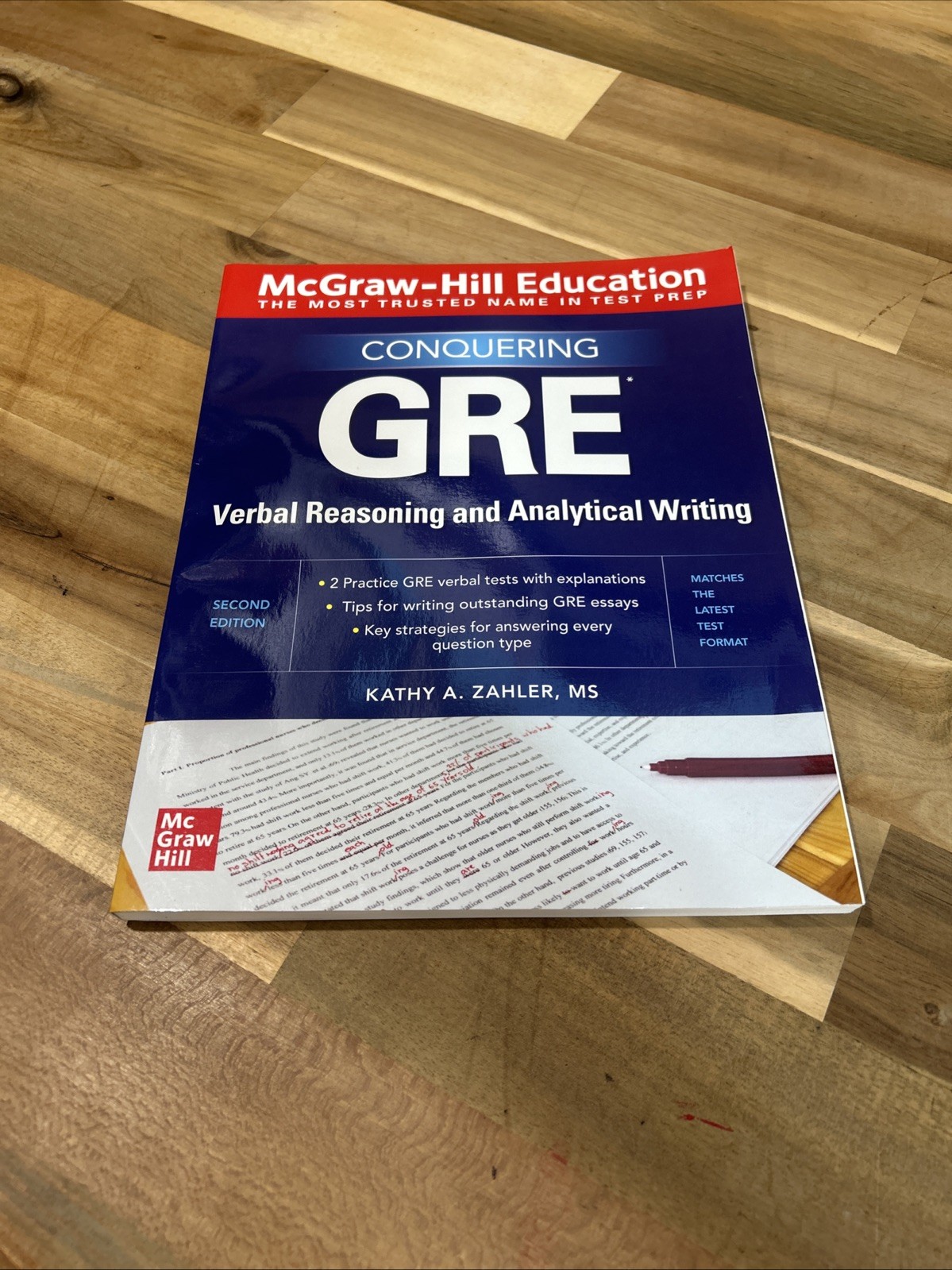 McGraw-Hill Education Conquering GRE Verbal Reasoning & Analytical Writing, NICE