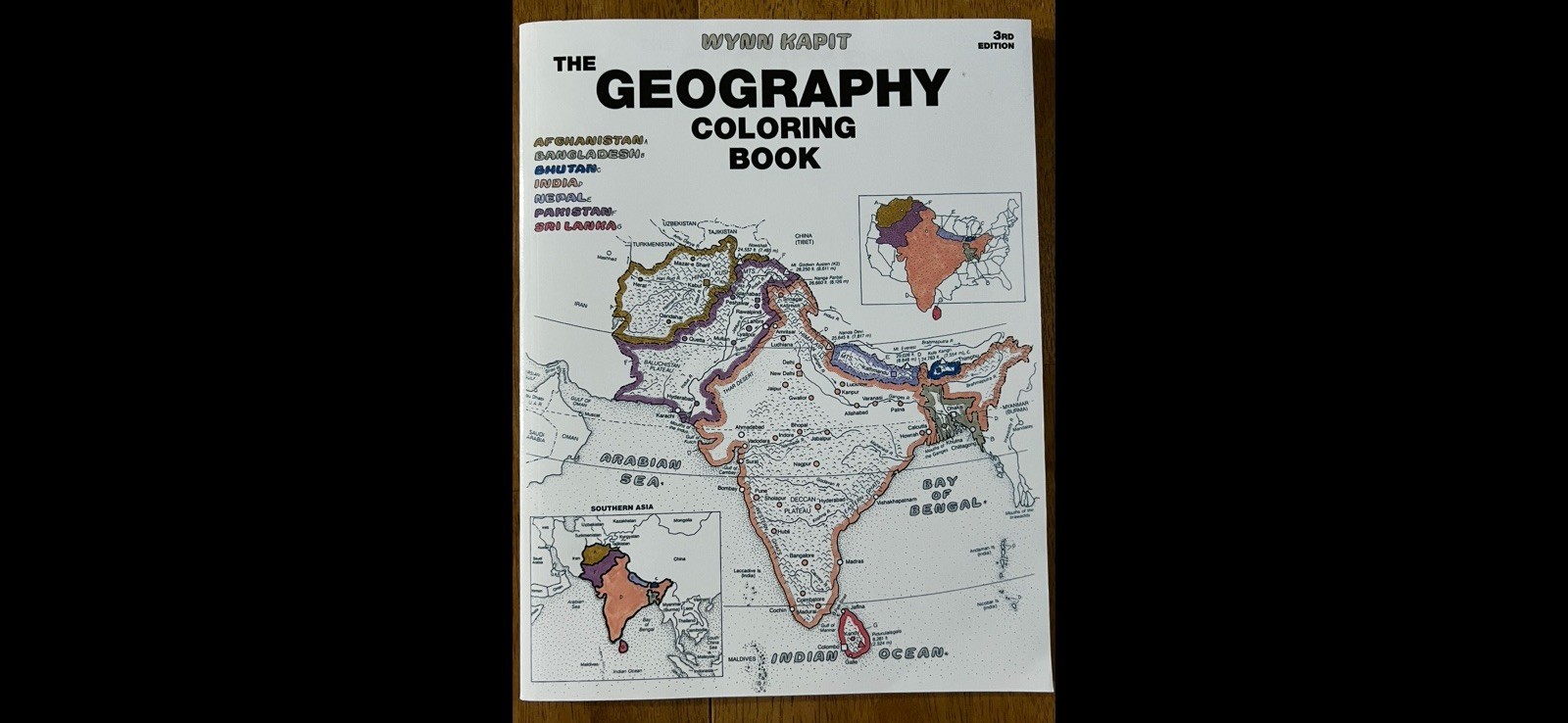 Geography Coloring Book – Wynn Kapit, Paperback