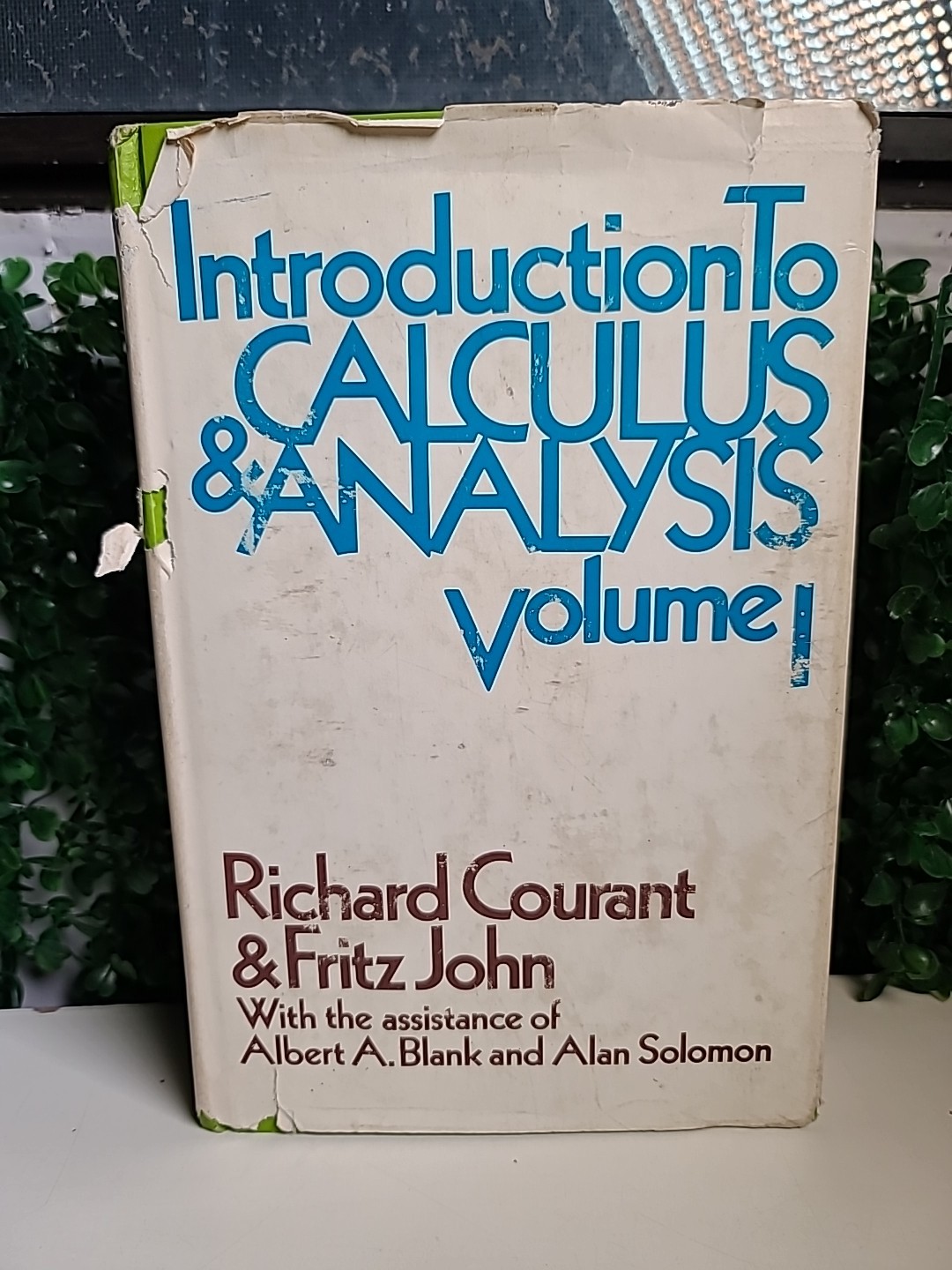 Introduction to Calculus and Analysis Vol 1 Courant John Hardcover 1965