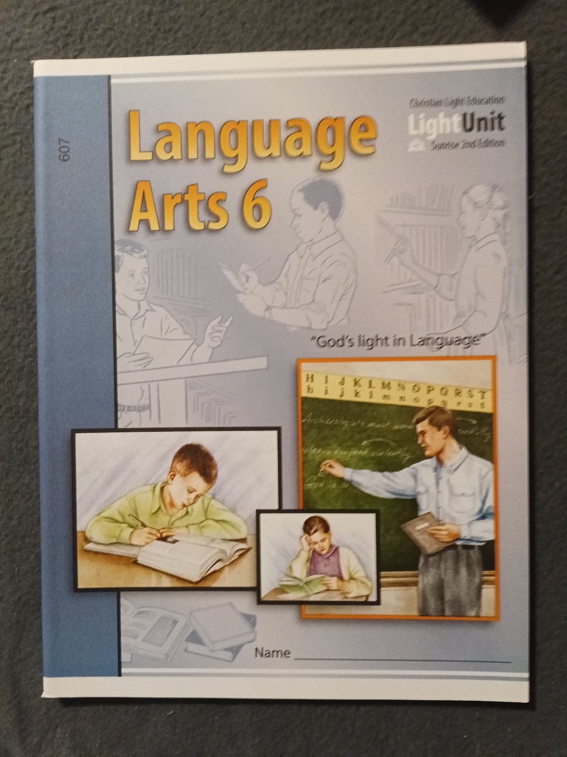 Language Arts 6 Christian Light Education 607 Textbook 2nd Edition