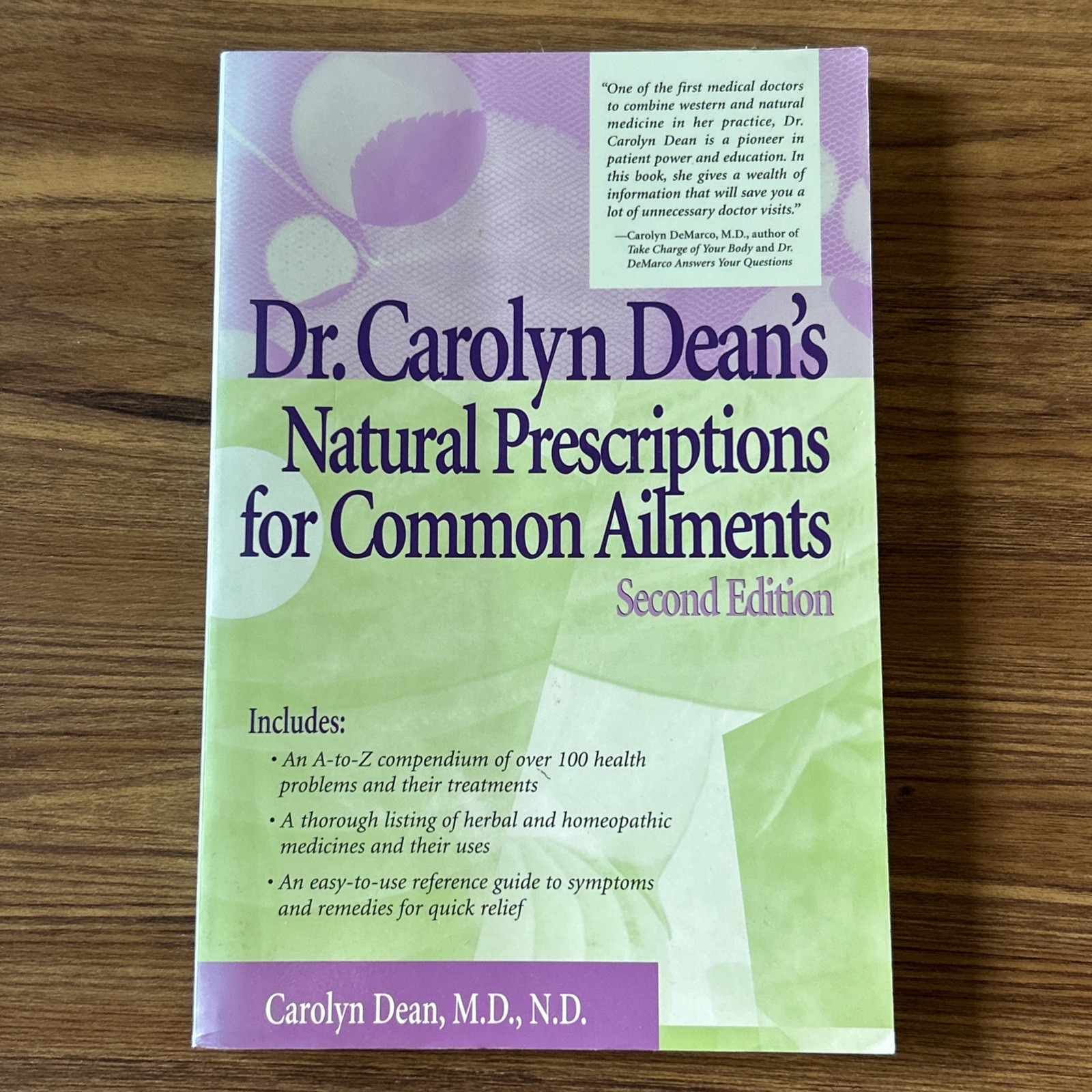 Dr. Carolyn Dean’s Natural Prescriptions for Common Ailments 2nd Edition Book
