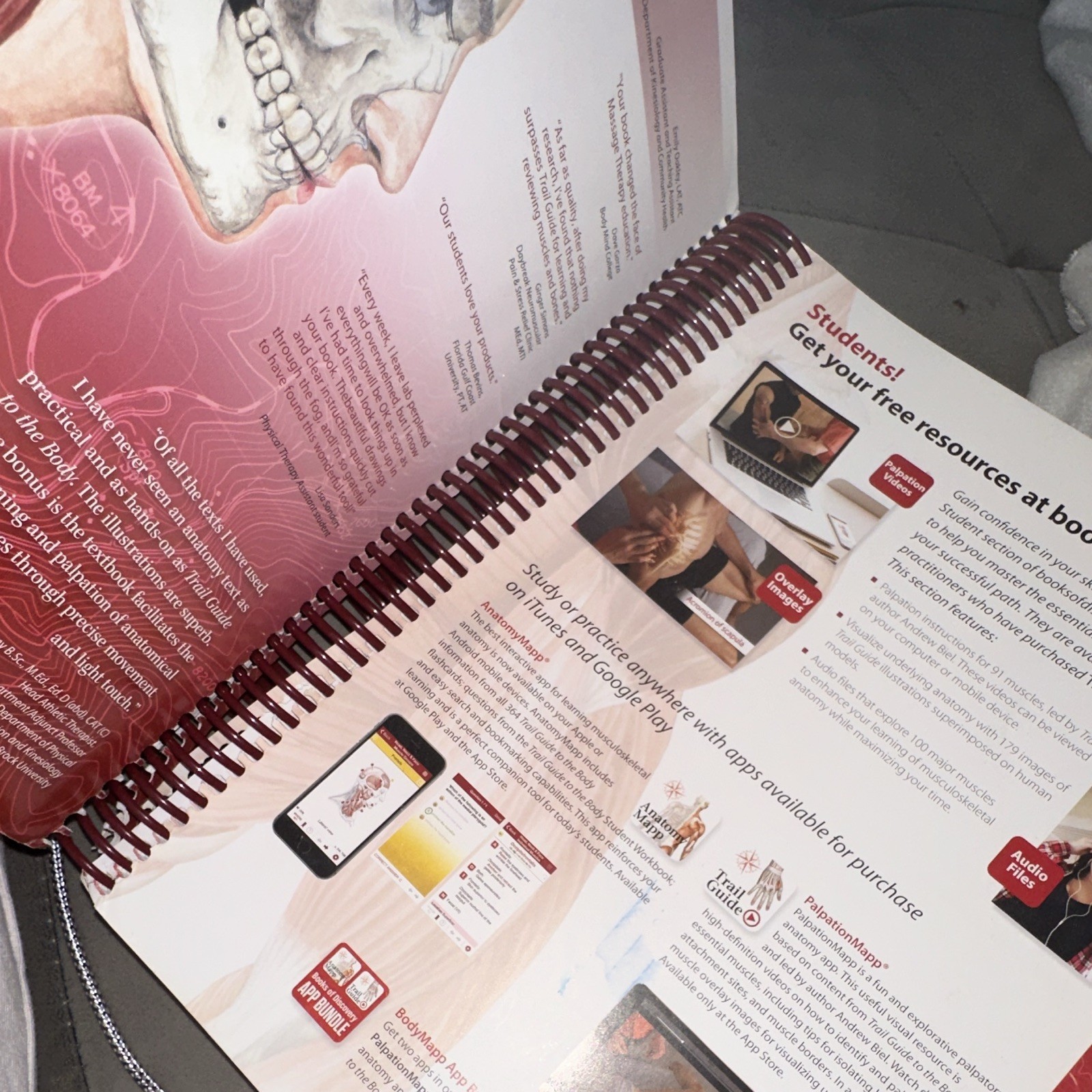 Books of Discovery Trail Guide to the Body 5th Ed Spiral Illustrated