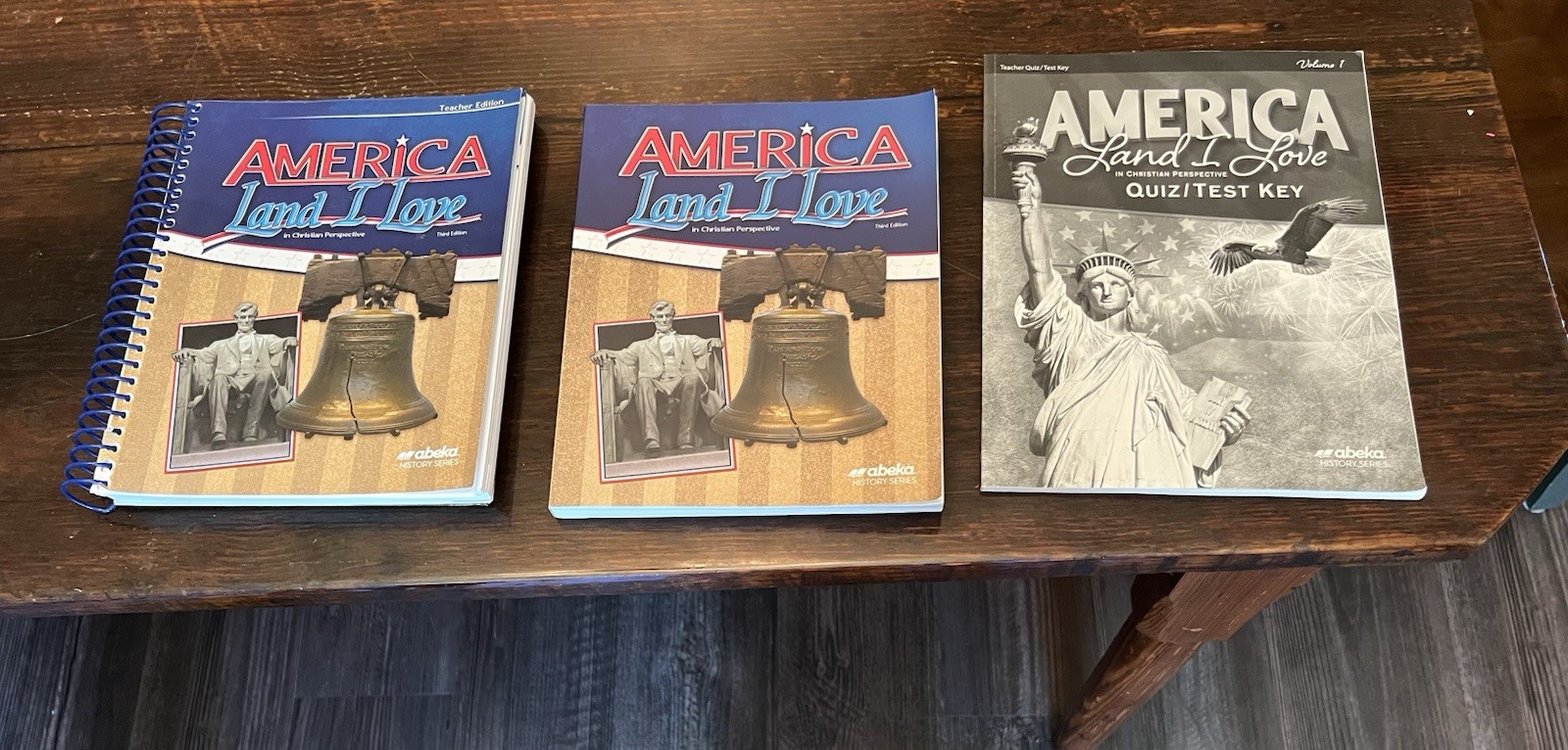 Abeka America Land I Love History Series Teacher’s Edition & Quiz/Test Key